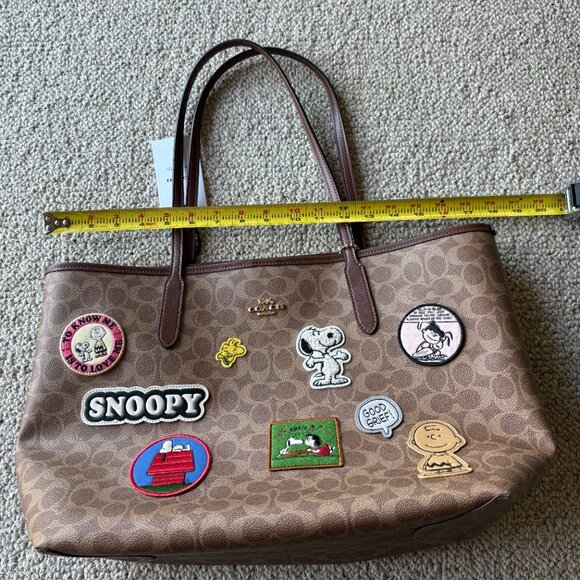 NWT Coach x Peanuts Limited Edition Monogram Tote – 75th Anniversary Snoopy - Picture 13 of 15